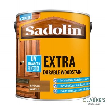 Sadolin Extra Durable Woodstain African Walnut 1 Litre