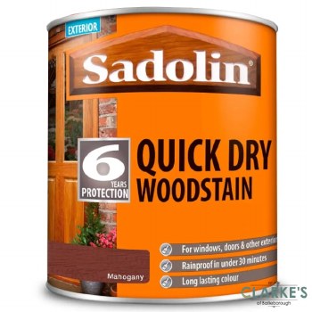 Sadolin Quick Dry Woodstain Mahogany 5 Litre