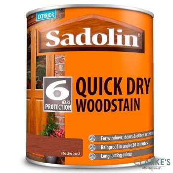 Sadolin Quick Dry Woodstain Redwood 2.5 Litre