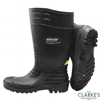 Safeline Wellies S5 Steel Toe Cap and Midsole Size 12