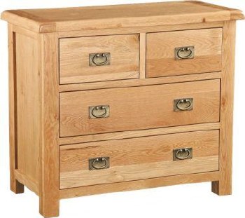 Salisbury Oak 2 Over 2 Drawer Chest