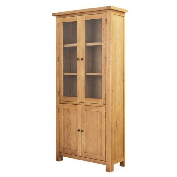 Salisbury Oak Large Display Cabinet