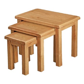 Salisbury Oak Nest of Tables