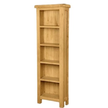 Salisbury Oak Slim Bookcase
