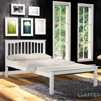 Sandra Bed Frame White 4ft6