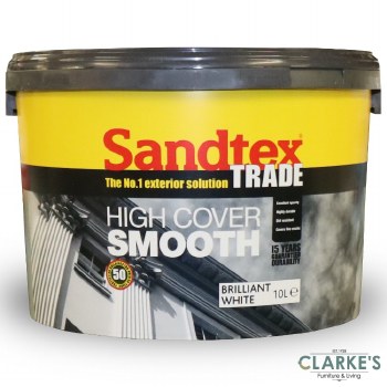 Sandtex Trade High Cover Masonry Paint Brilliant White
