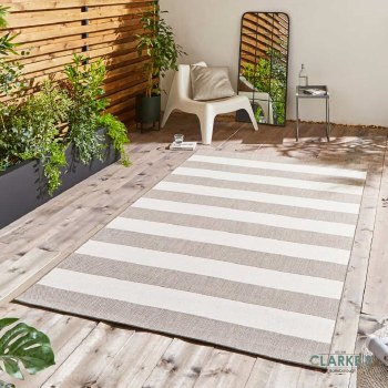 Santa Monica 48644 Outdoor Rug Beige/Cream 160 x 230cm