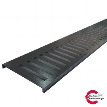 Satus Fence Vertical Line Trellis Panel Anthracite Grey 1780x300mm