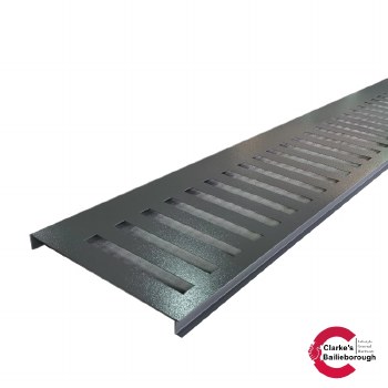 Satus Fence Vertical Line Trellis Panel Merlin Grey 1780x300mm