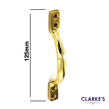 Brass Sash Handle 125mm