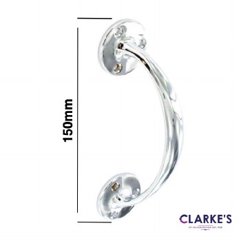 Chrome Bow Handle 150mm
