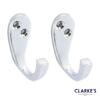 Chrome Robe Hook 50mm