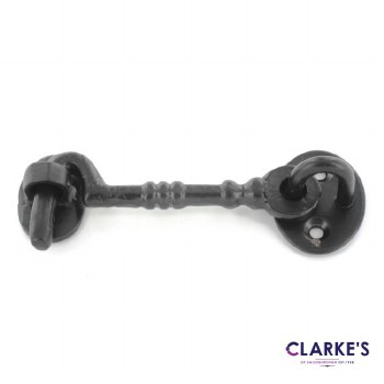 Cast Cabin Hook Black 100mm