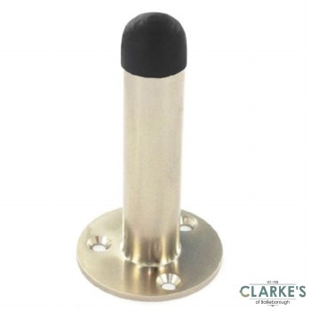 Securit Brushed Nickel Projestion Door Stop 75mm