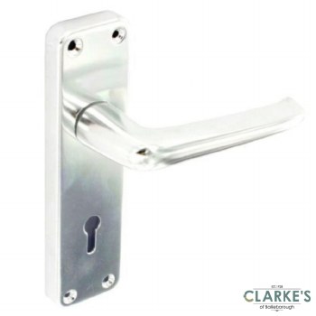 Securit Aluminium Lock Door Handle Set Bradford
