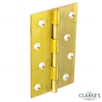 Securit Brass Butt Hinges Pair