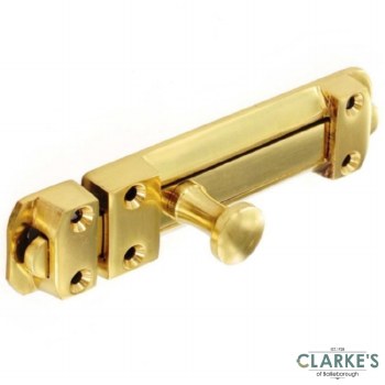 Securit Brass Heavy Door Bolt 150mm