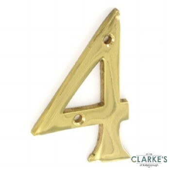 Securit Door Numeral No. 4