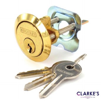 Polished Brass Universal Spare Cylinder Lock