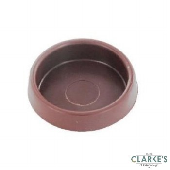 Securit Castor Cup Brown Small Pack of 2