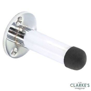 Securit Chrome Projection Door Stop 63mm