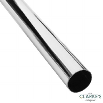 Securit Chrome Round Tube 25x900mm