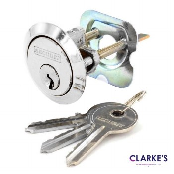 Chrome Universal Spare Cylinder Lock