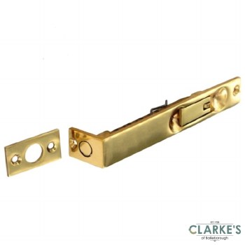 Securit Brass Flush Door Bolt