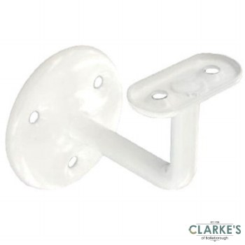 Securit Handrail Bracket White