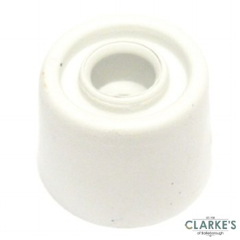 Securit Plastic Door Stop White Pack of 2