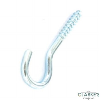 Securit Screw Hooks 55mm Pack of 4