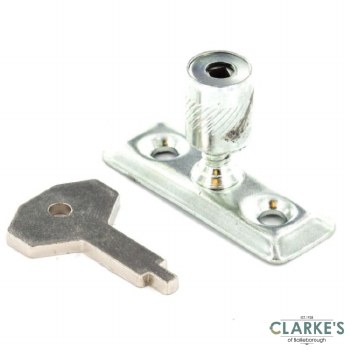 Securit Window Stay Lock Zinc | Pack of 2