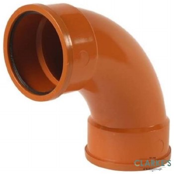 Sewer Bend 90 Degree Double Socket 110mm
