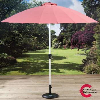 Shanghai Garden Parasol 2.7 Metre Coral