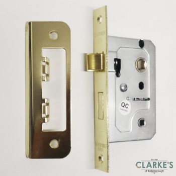 Sichern Bathroom Lock Brass