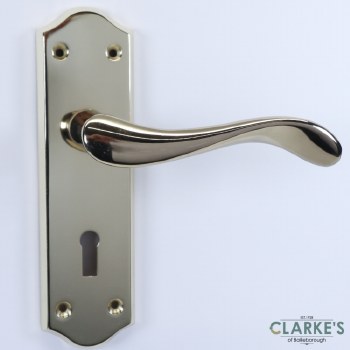 Charlotte Handle Set Brass