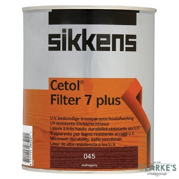 Sikkens Cetol Filter 7 Plus 045 Mahogany 1 Litre
