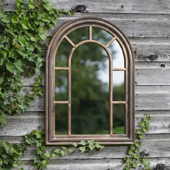 Arcadia Garden Mirror Coopergris 76x51cm