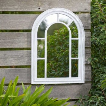 Arcadia Garden Mirror Silvergris 76x51cm