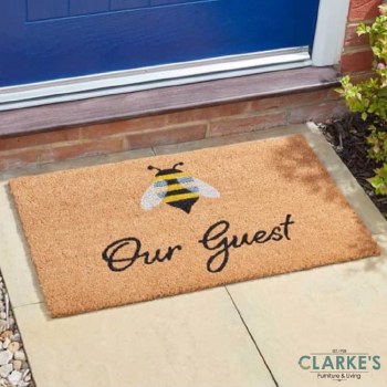 Bee Our Guest - Outdoor Decoir Door Mat 75 x 45cm