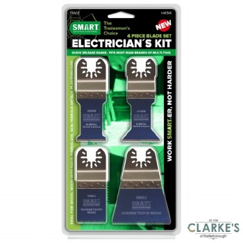 Smart Electrician's Multi-Tool Blade Kit 4 Pcs
