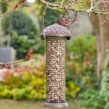 Acorn Peanut Feeder Bronze 26cm