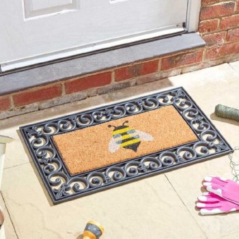 Buzz Buzz - Coir Door Mat 23x53cm
