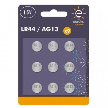 Alkaline LR44 1.5V Batteries Pack 9
