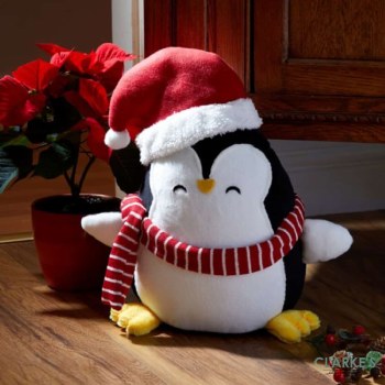 Puppa Penguin Doorstop Christmas Decoration
