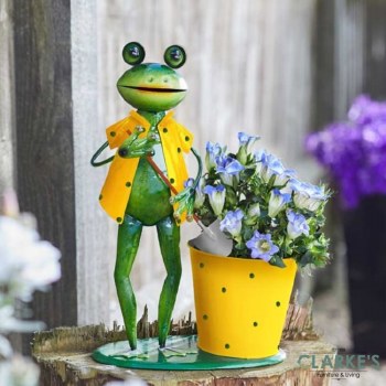 Frog Planting Pot Garden Decoration