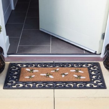 Honey Bees - Coir Door Mat 23x53cm