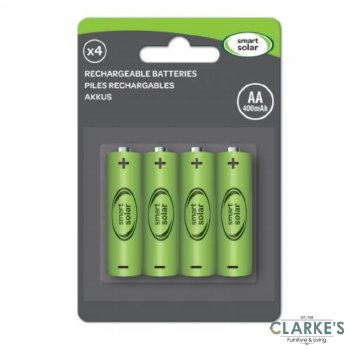 Rechargeable Batterries 600 mAh - 4 Pack
