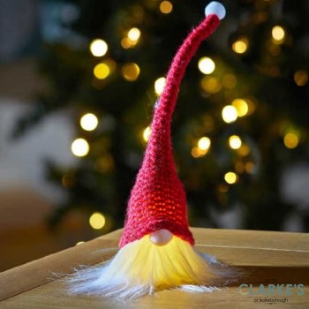 Glo-Kert Red LED Lit-Up Christmas Figure