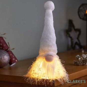 Glo-Kert White LED Lit-Up Christmas Figure